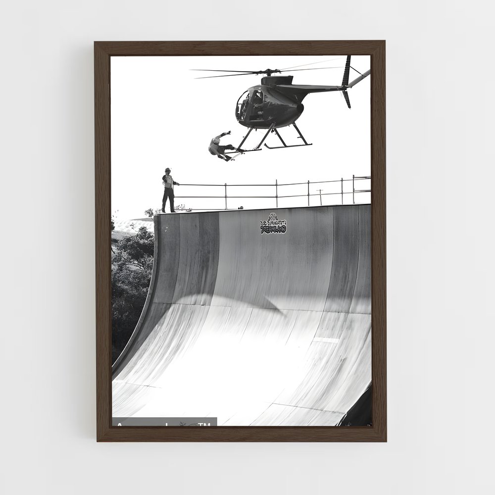 Poster Riding the Sky – affiche Skateboard (vue 5)
